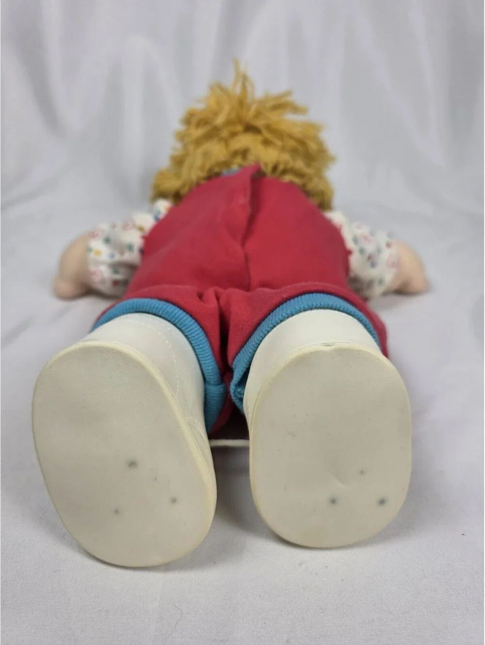 Vintage 1987 Cabbage Patch Kids Doll Coleco Blonde Hair Green Eyes China 8-893D
